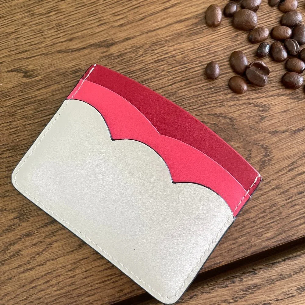 NWT! NEW! Kate Spade Leather Cherries Card Case women small size